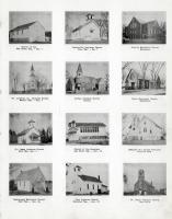 Church of God, Louisville Lutheran, Trinity Methodist,  St. Johannes Kirche, Colfax, Grace Church, Dunn County 1959